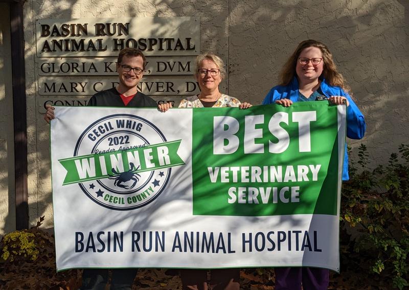 Carousel Slide 7: Thank you for voting us best veterinary practice!